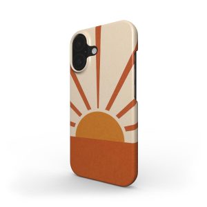 Atomic Sunburst Mid-Century Modern Phone Case
