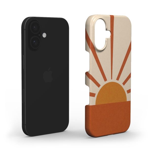 Atomic Sunburst Mid-Century Modern Phone Case - Image 3