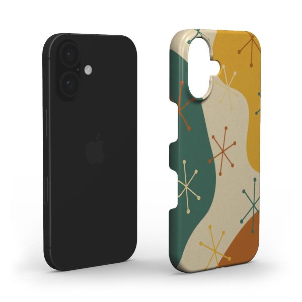 Atomic Starbursts Scatter Inspired Mid-Century Modern Phone Case - Image 3