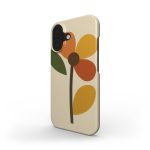 Modern Floral Abstraction Inspired Mid-Century Modern Phone Case
