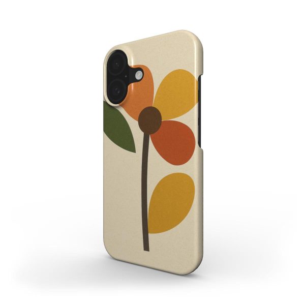 Modern Floral Abstraction Inspired Mid-Century Modern Phone Case