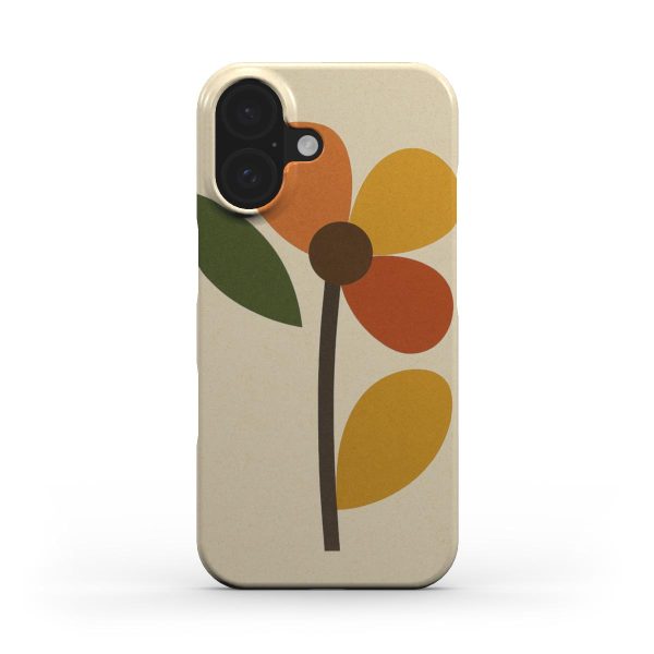 Modern Floral Abstraction Inspired Mid-Century Modern Phone Case - Image 2