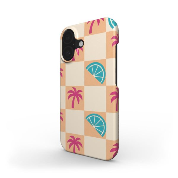 Tropical Checkerboard - iPhone and Samsung Case - Image 2