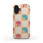 Tropical Checkerboard – iPhone and Samsung Case